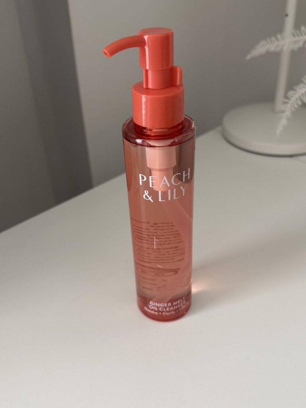 NWT Peach & Lily Ginger Melt Oil Cleanser